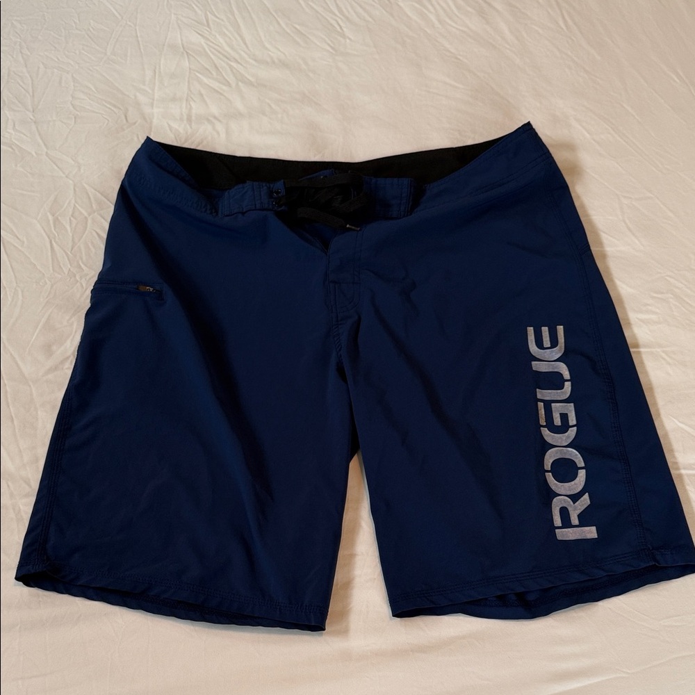 Rogue Men’s Deep Navy Shorts with Logo